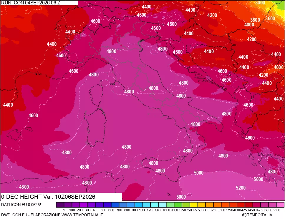 mappa Quota Zero Termico