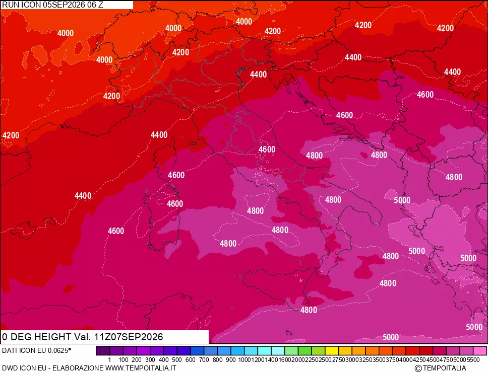 mappa Quota Zero Termico