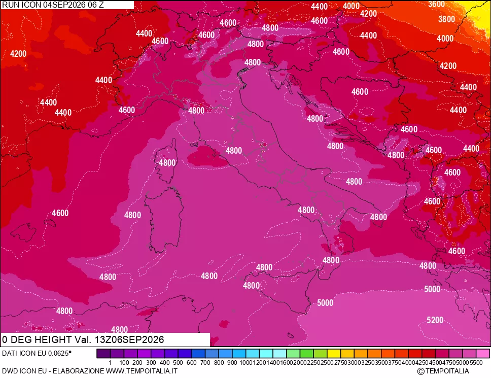 mappa Quota Zero Termico