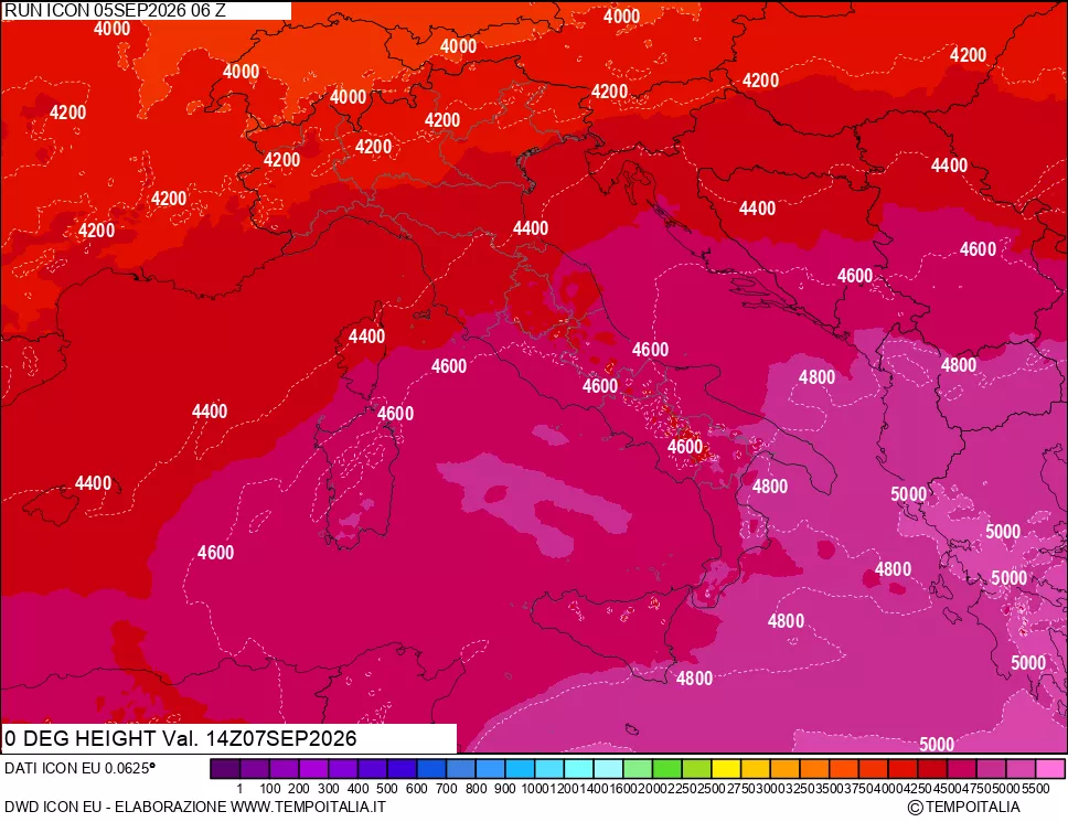 mappa Quota Zero Termico