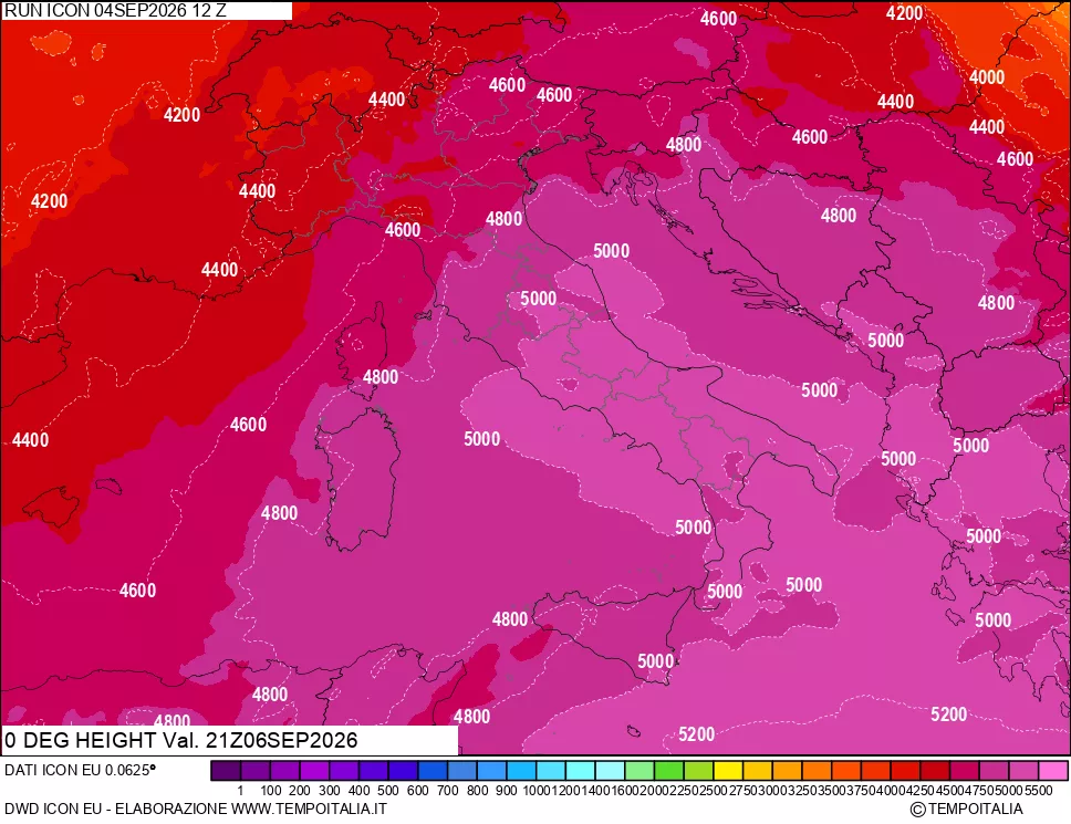 mappa Quota Zero Termico