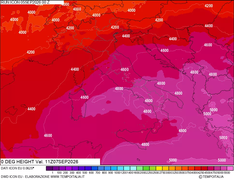 mappa Quota Zero Termico
