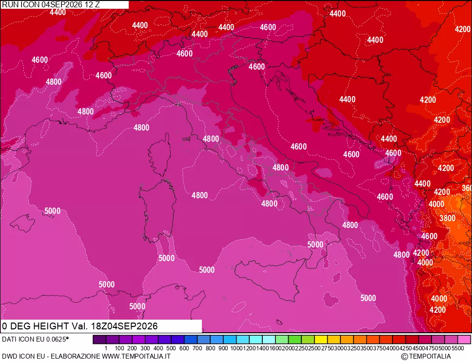 mappa Quota Zero Termico