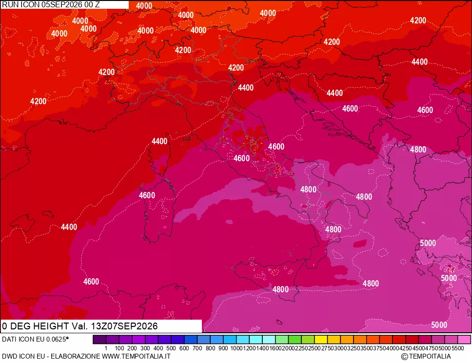 mappa Quota Zero Termico