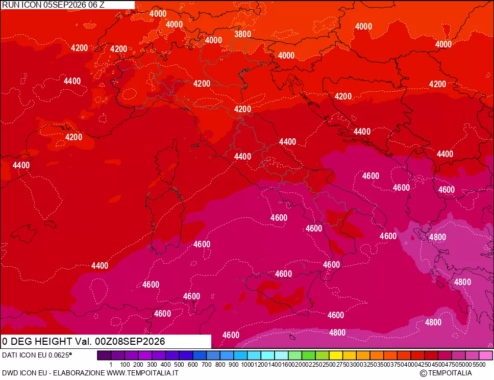 mappa Quota Zero Termico