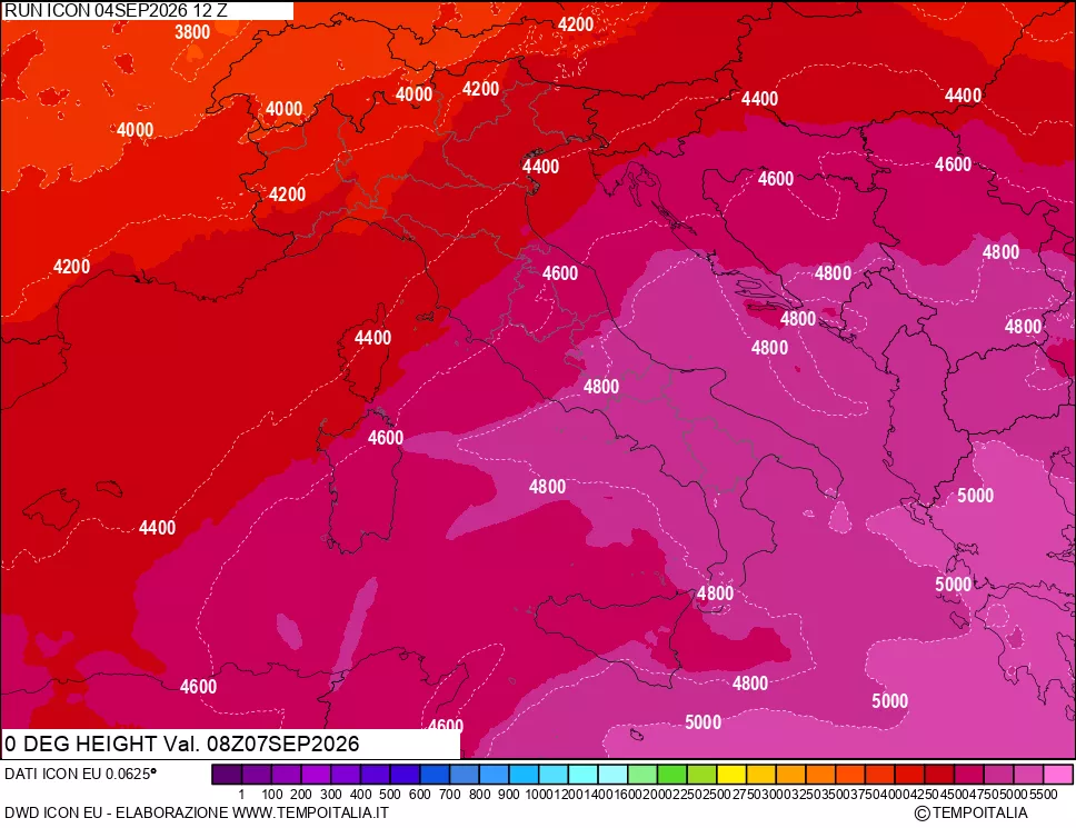mappa Quota Zero Termico