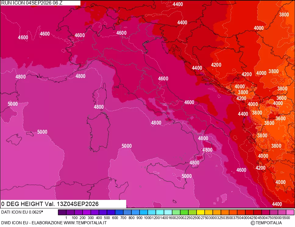 mappa Quota Zero Termico