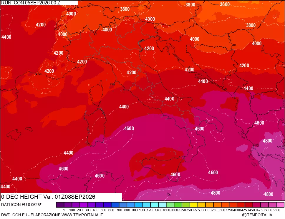 mappa Quota Zero Termico