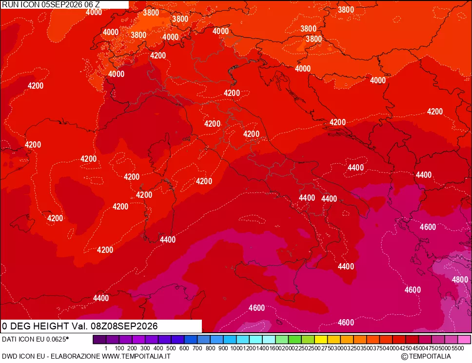 mappa Quota Zero Termico