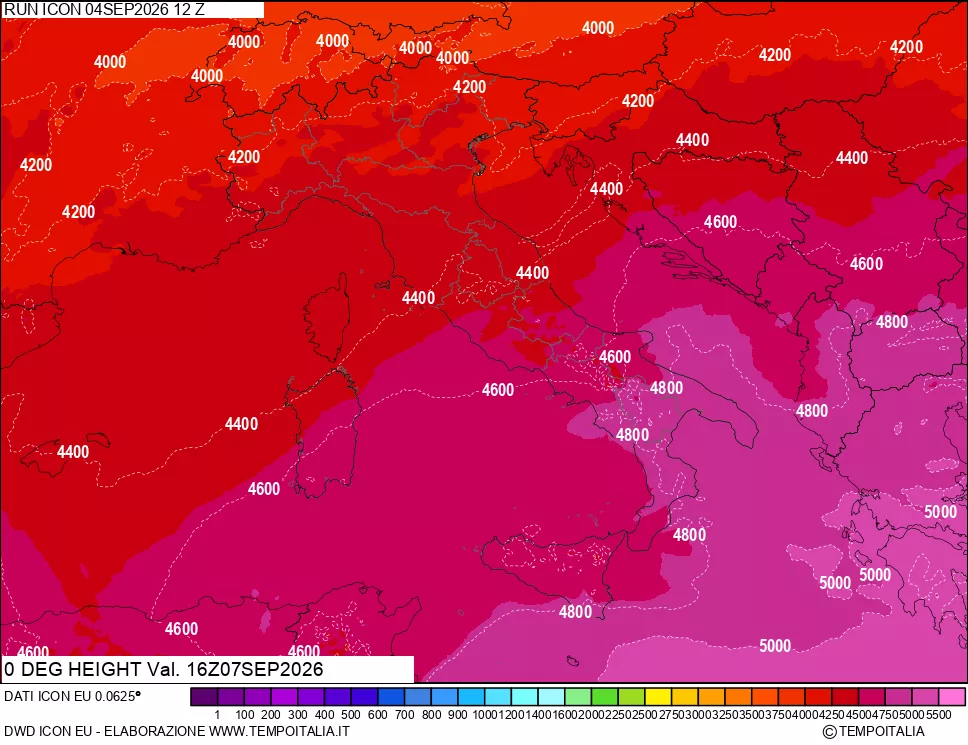 mappa Quota Zero Termico