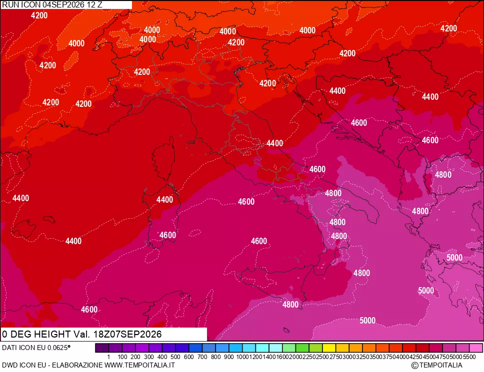 mappa Quota Zero Termico