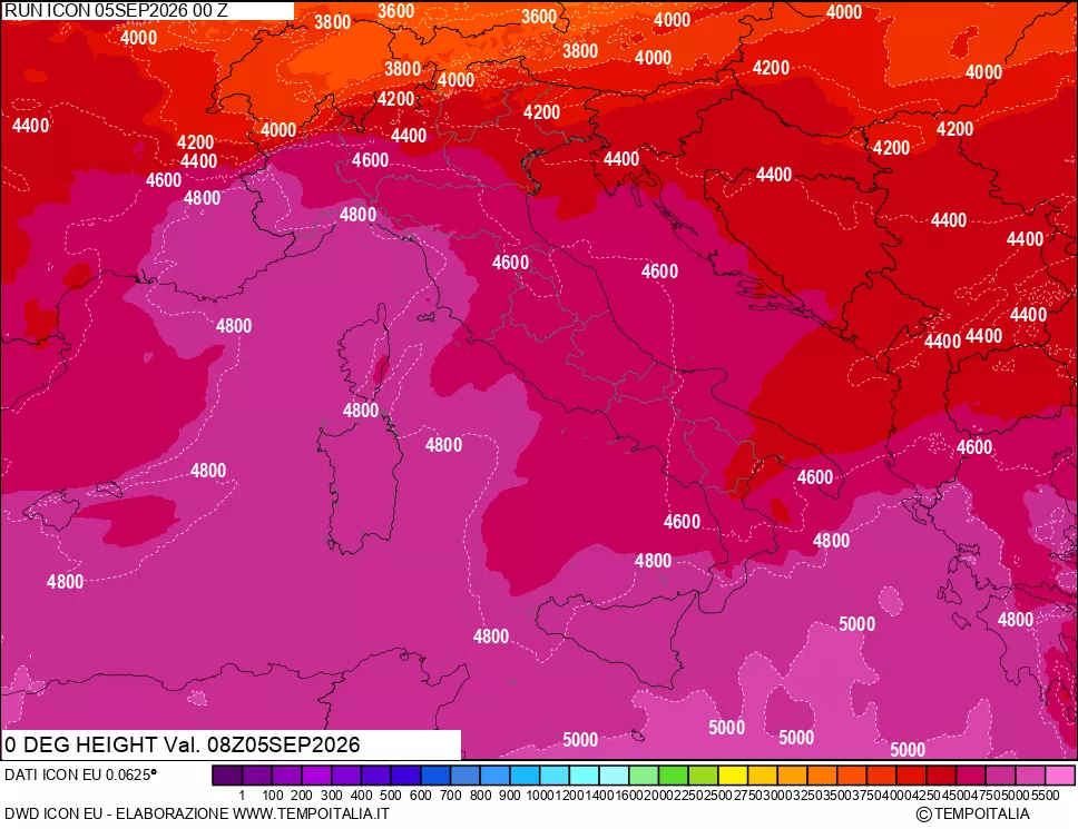 mappa Quota Zero Termico