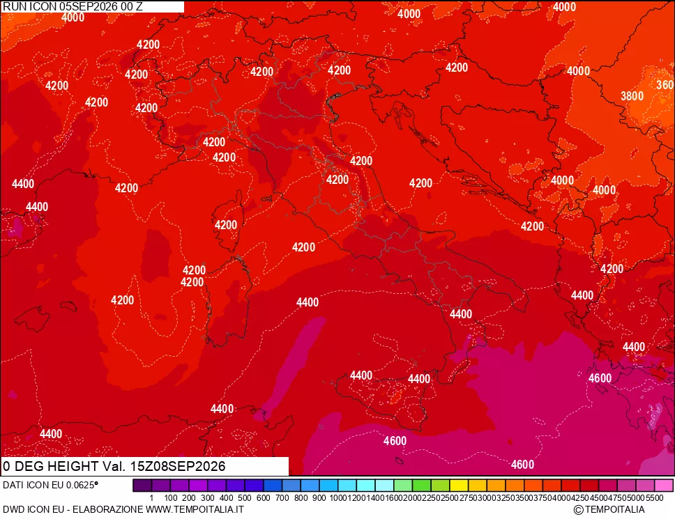 mappa Quota Zero Termico