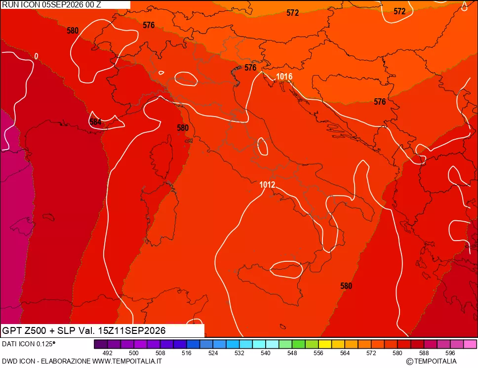 mappa 500 hPa GPT + Press SLM
