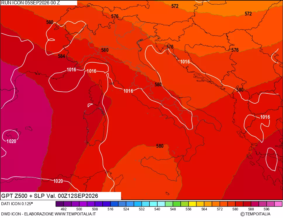mappa 500 hPa GPT + Press SLM