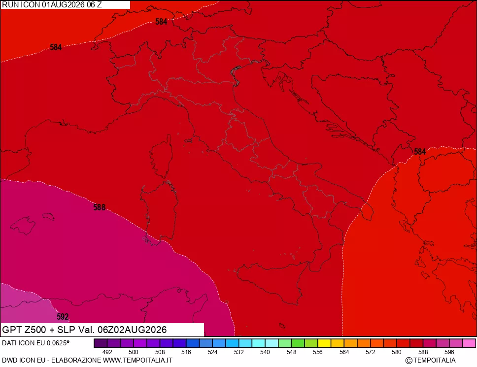 mappa 500 hPa GPT + Press SLM