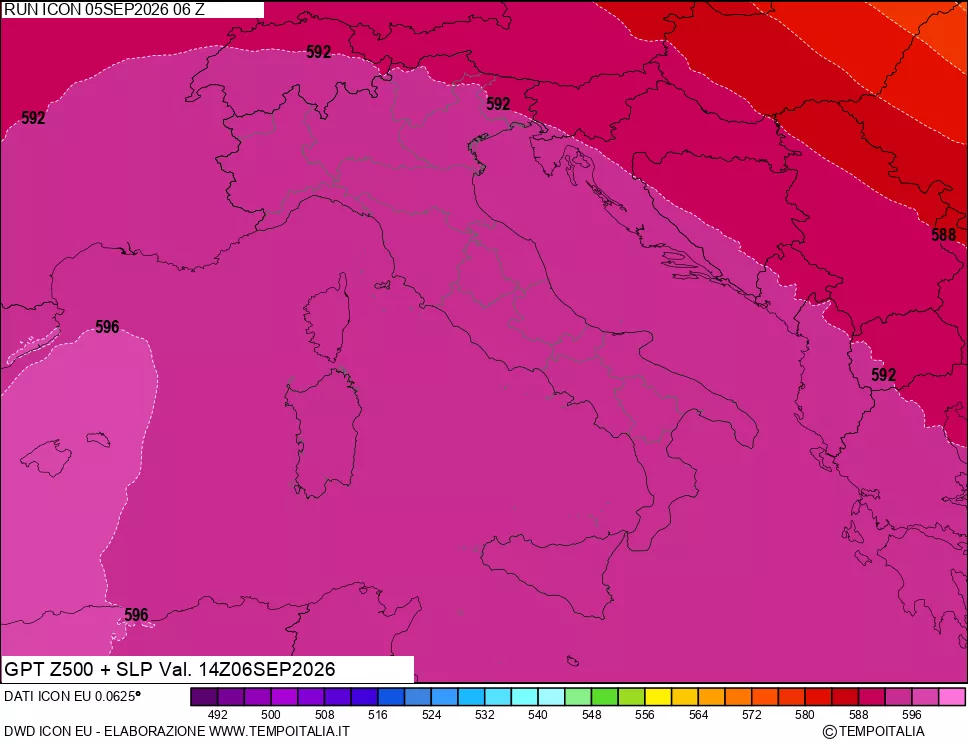 mappa 500 hPa GPT + Press SLM