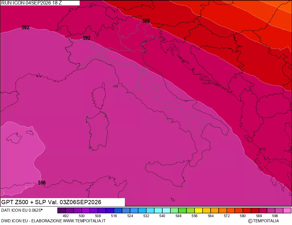 mappa 500 hPa GPT + Press SLM