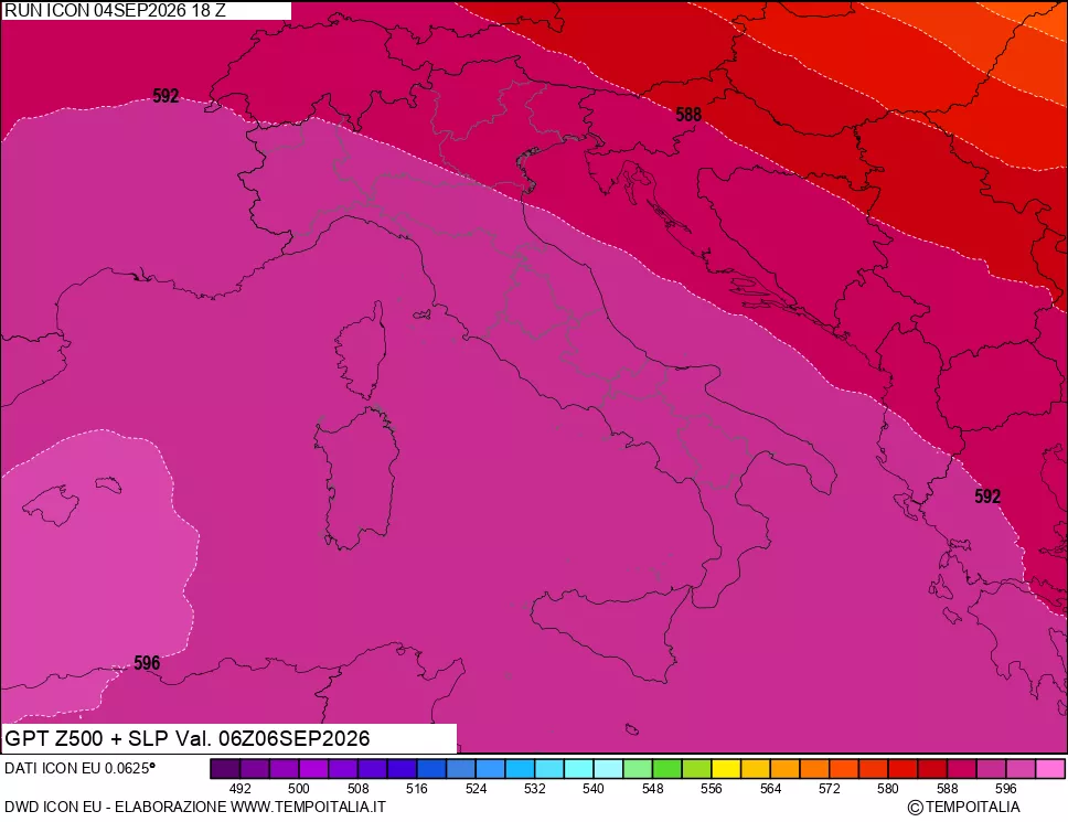 mappa 500 hPa GPT + Press SLM