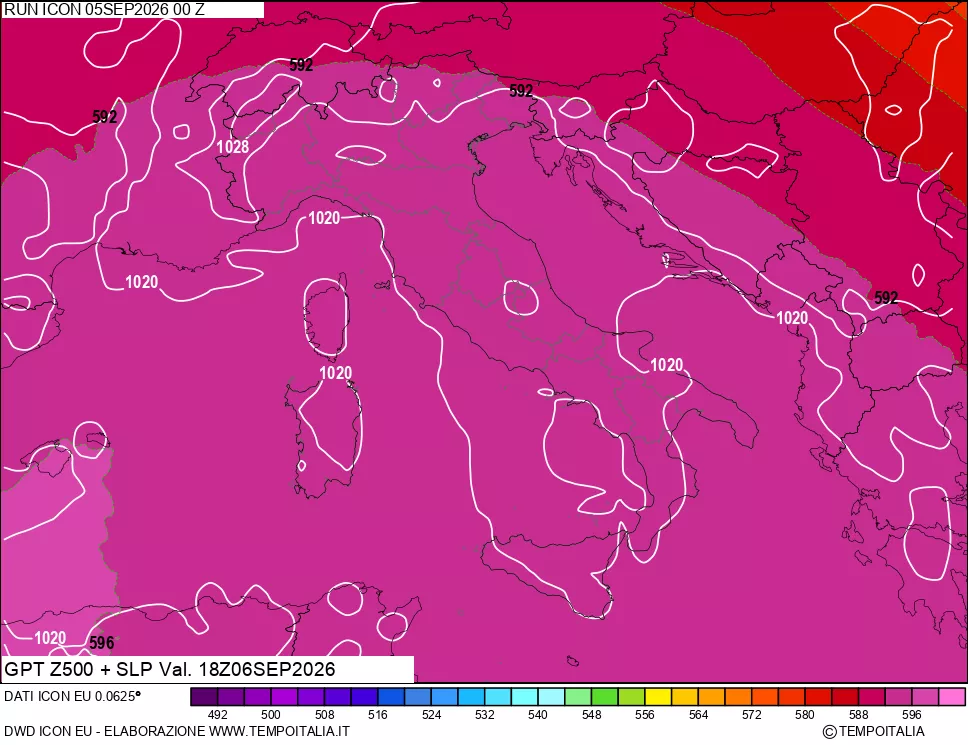 mappa 500 hPa GPT + Press SLM