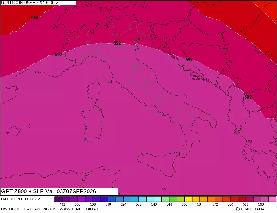 mappa 500 hPa GPT + Press SLM