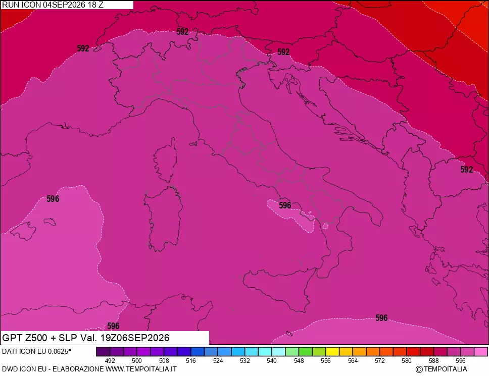mappa 500 hPa GPT + Press SLM