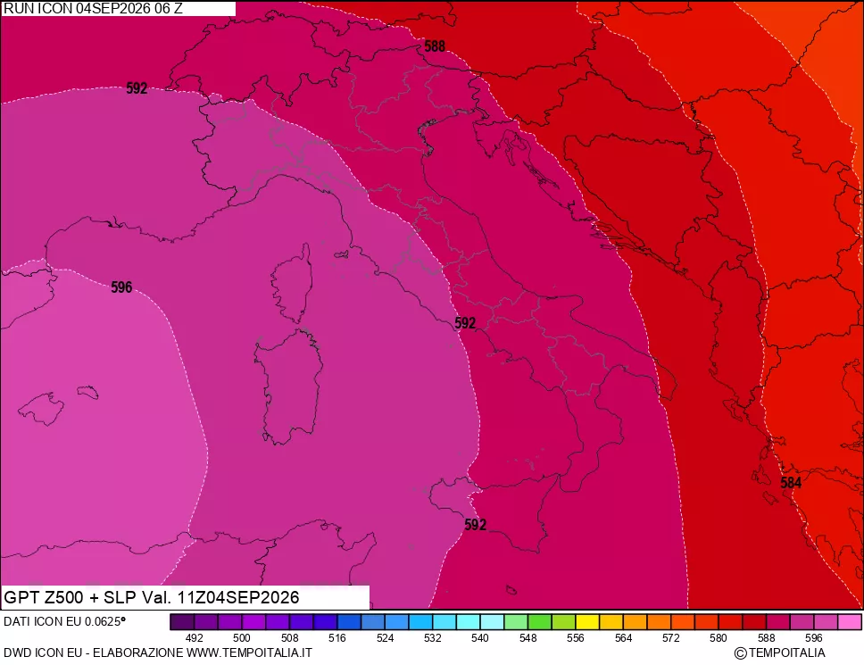 mappa 500 hPa GPT + Press SLM
