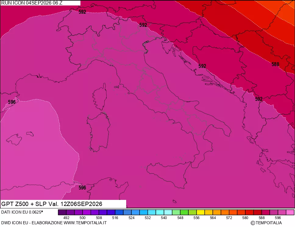 mappa 500 hPa GPT + Press SLM