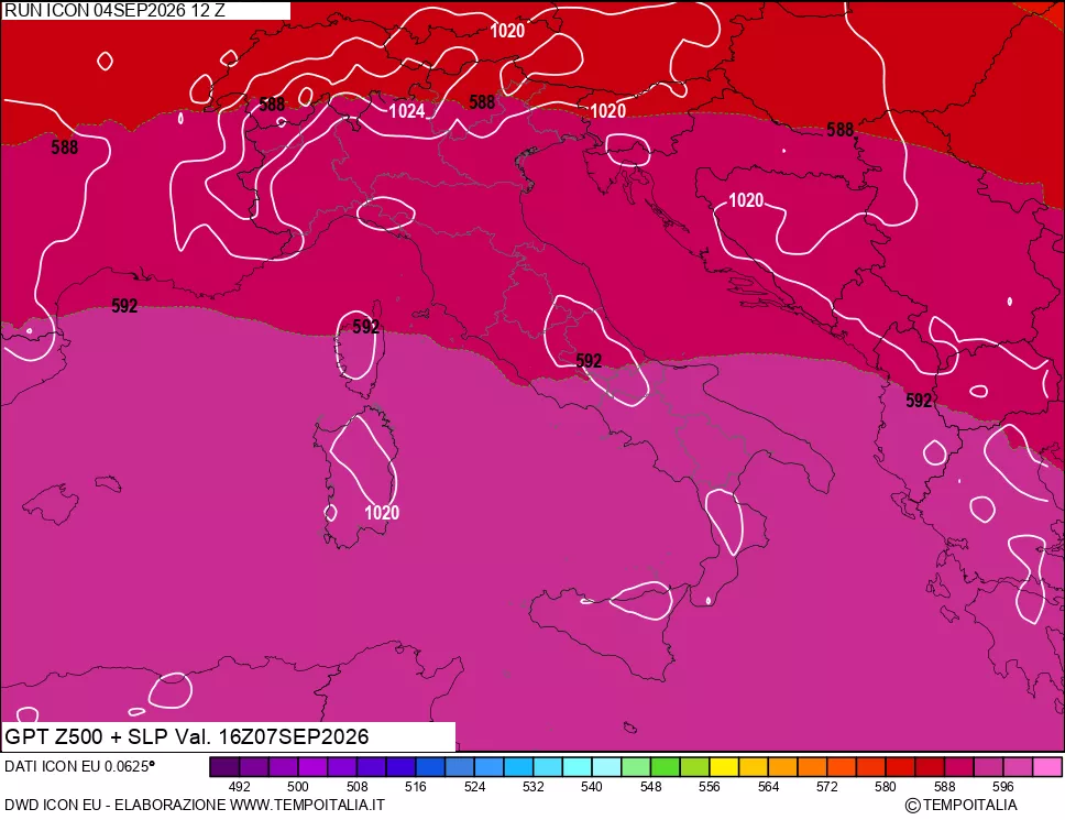 mappa 500 hPa GPT + Press SLM