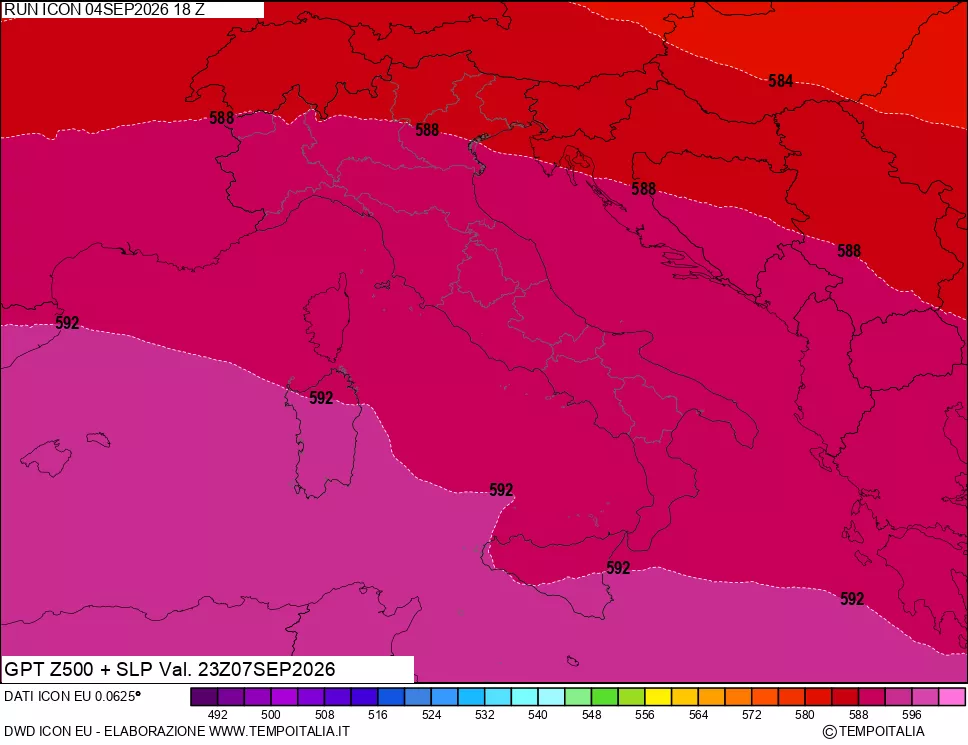 mappa 500 hPa GPT + Press SLM