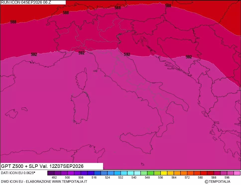mappa 500 hPa GPT + Press SLM