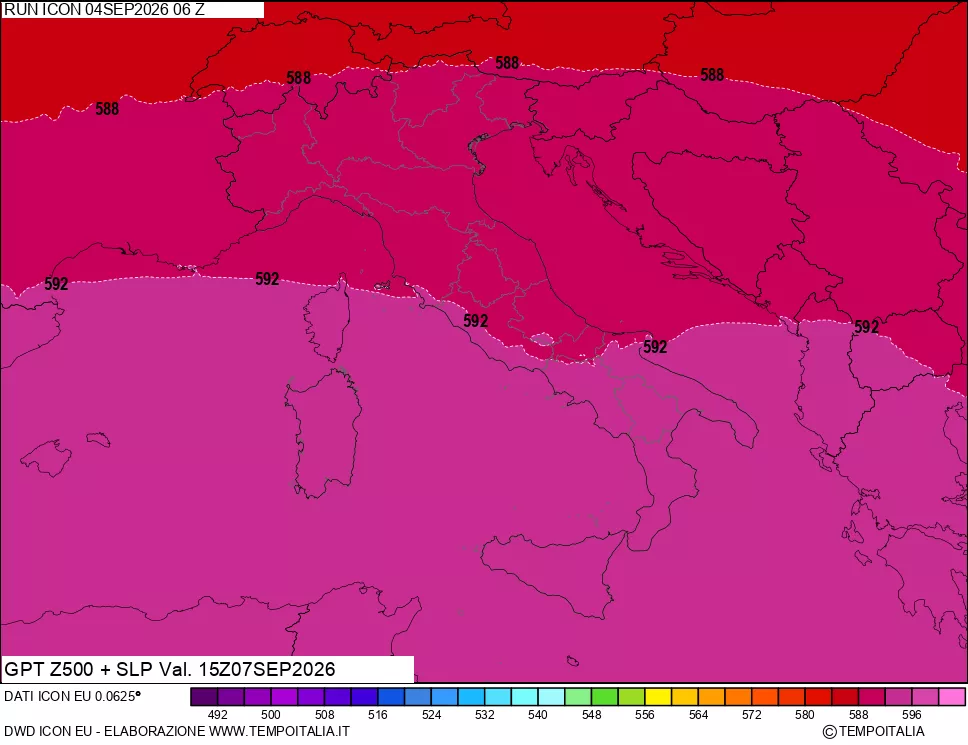 mappa 500 hPa GPT + Press SLM