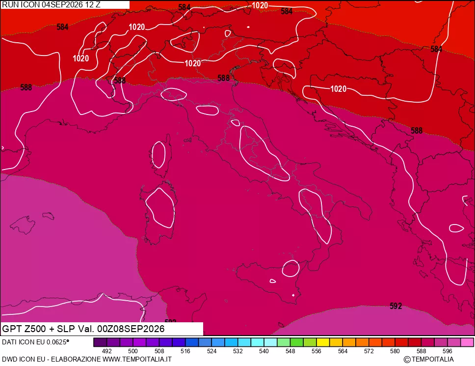mappa 500 hPa GPT + Press SLM