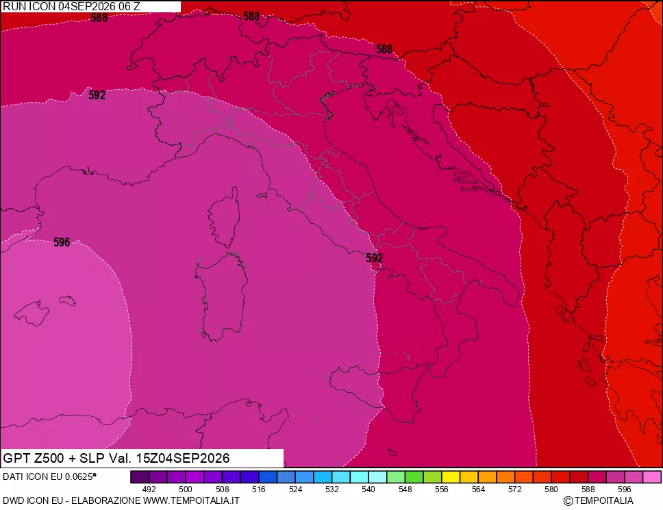 mappa 500 hPa GPT + Press SLM