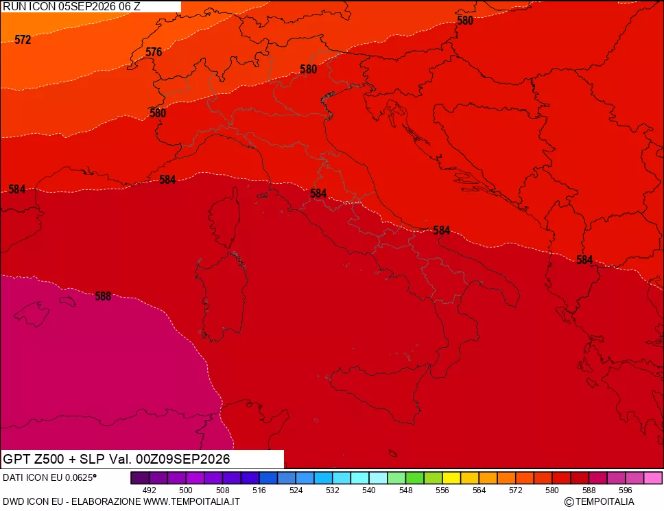 mappa 500 hPa GPT + Press SLM