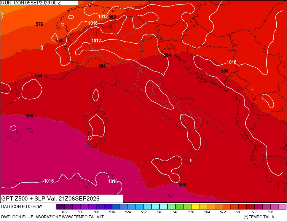 mappa 500 hPa GPT + Press SLM